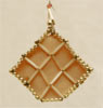 Alter, nostalgischer Gablonzer Glasperlenschmuck Tasche
