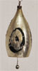 Antiker nostalgischer Glas Christbaumschmuck Glocke