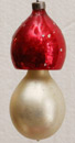 Alter nostalgischer Glas Christbaumbehang Fliegenpilz