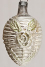 Alter nostalgischer Glas Christbaumbehang