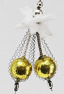 Alter Gablonzer Glasperlenschmuck Glaskugeln Christbaumbehang