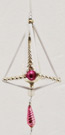Alter Gablonzer Glasperlenschmuck Christbaumschmuck
