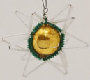 Alter Gablonzer Stern Glasperlenschmuck Christbaumbehang