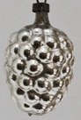 Alter nostalgischer Glas Christbaumbehang Traube