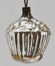 Alter Glas Christbaumbehang Korb