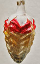 Alter nostalgischer Zapfen Glas Christbaumbehang