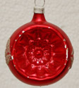 Nostalgischer Alter Glas Christbaumschmuck Reflektor