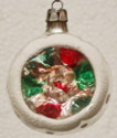 Nostalgischer Alter Glas Christbaumschmuck Reflektor
