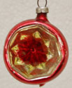 Nostalgischer Alter Glas Christbaumschmuck Reflektor
