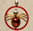 Gablonzer Glasperlenschmuck Spinne