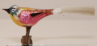 Nostalgischer Alter Christbaumbehang Christbaumschmuck Vogel