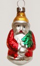 Nostalgischer Alter Christbaumschmuck Weihnachtmann
