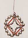 Alter Gablonzer Christbaum Glasperlenschmuck Christbaumbehang