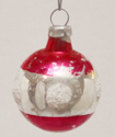 kleine alte nostalgische Glas Christbaumkugel