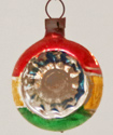 Nostalgischer Alter Glas Christbaumschmuck Reflektor
