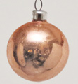 kleine alte nostalgische Glas Christbaumkugel