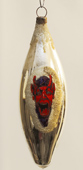 Antiker Glas Lauscha Christbaumbehang Teufel Krampus