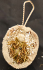 Nostalgischer Christbaumbehang Christbaumschmuck Walnuss Jesuskind