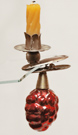 Nostalgischer Alter Christbaumschmuck Kerzenhalter