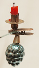 Nostalgischer Alter Christbaumschmuck Kerzenhalter