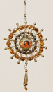 Gablonzer Sonnenschein Glasperlenschmuck Christbaumschmuck