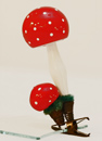 Glas Christbaumschmuck Fliegenpilze