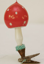 Glas Christbaumschmuck Fliegenpilz