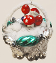 Gablonzer Koerbchen Glasperlenschmuck Christbaumschmuck