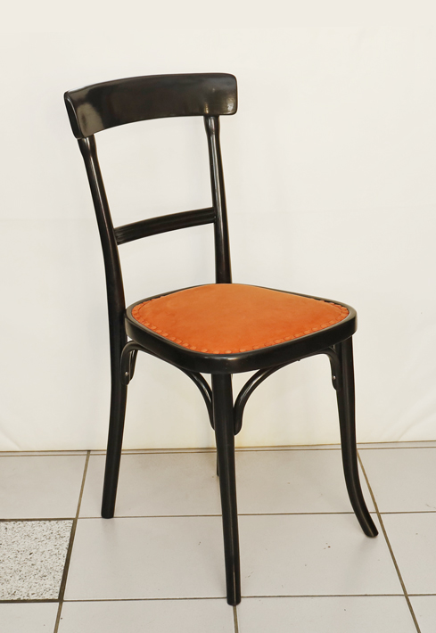 Thonet Stuehle Buchenbugholz Jugendstil Sessel schwarz